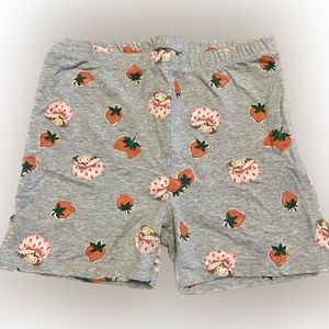 Strawberry Shortcake Womens Biker shorts Sz M